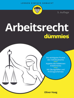 cover image of Arbeitsrecht für Dummies
